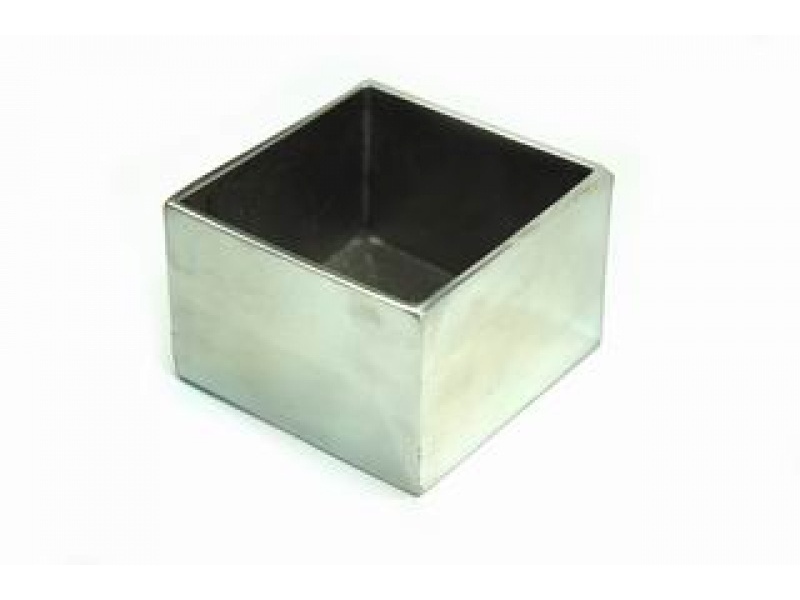 MACETERO CUBO GDE MACETERO DE PEWTER